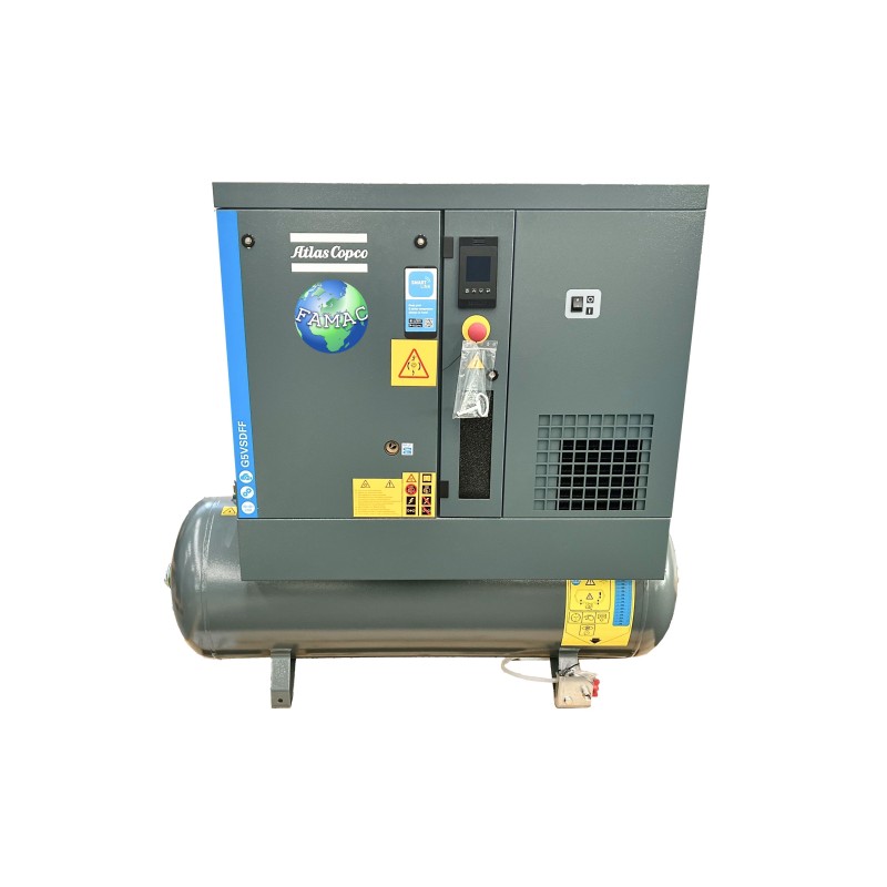 Compressore con Inverter botte LT 200 ed essiccatore scontato del -60%