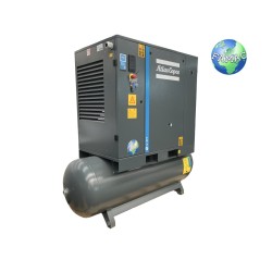 Atlas Copco G18 ff con Botte LT 500 e essiccatore Scontati del 50%-60%